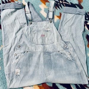Union Bay | Distressed Denim Overalls | Size M